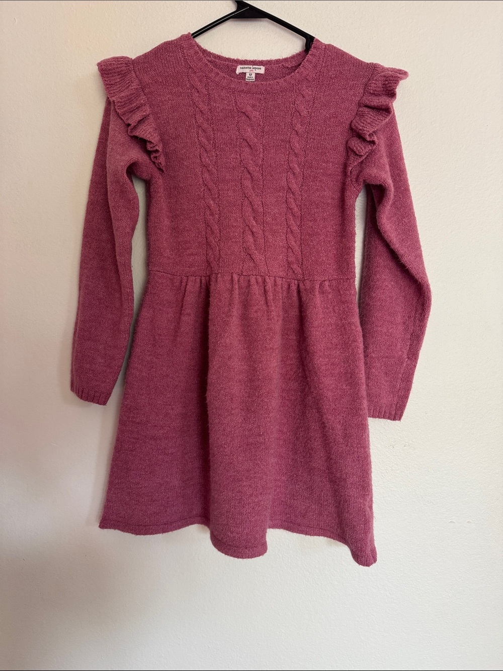 Nanette Lepore Dusty Rose Crewneck Knit Sweater
